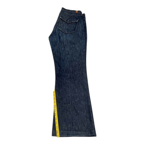 7 For All Mankind Indigo Boot Cut Jeans - Picture 5 of 10
